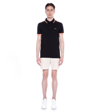 Short sleeve polo with classic collar