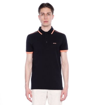 Short sleeve polo with classic collar