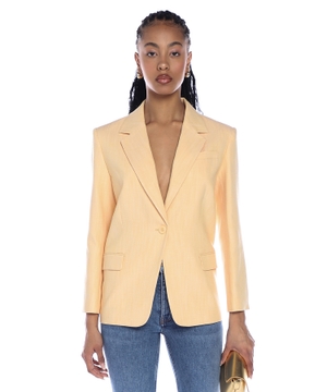 Blazer with button fastening