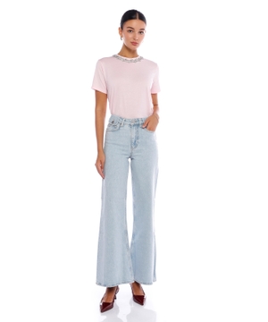 High waist flared jeans