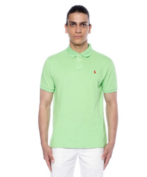 Short sleeve polo with classic collar