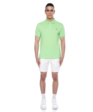 Short sleeve polo with classic collar