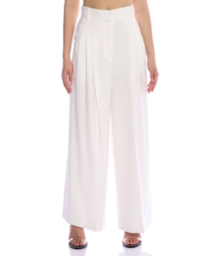 High-waist wide-leg pants