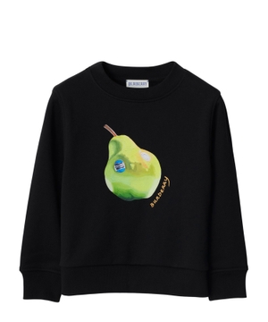 Long sleeve sweatshirt with pear print