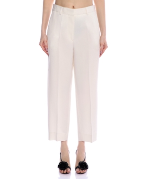 Cropped wide-leg pants