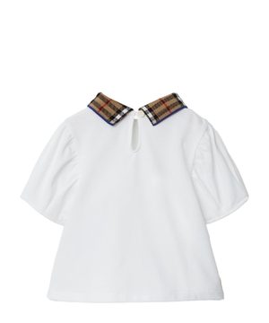 Short sleeve polo with classic collar