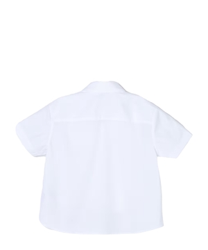 Short sleeve shirt with logo print