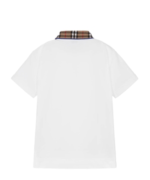 Short sleeve polo with classic collar