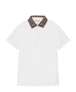 Short sleeve polo with classic collar