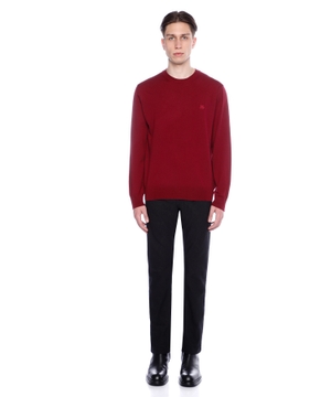 Round neck jumper with long sleeves