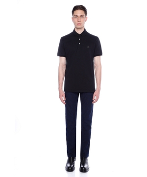 Short sleeve polo with classic collar