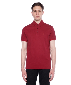 Short sleeve polo with classic collar