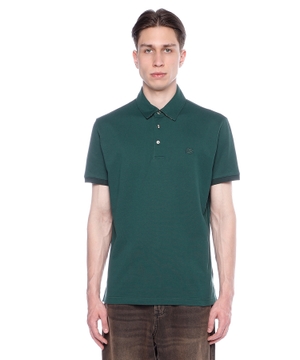 Short sleeve polo with classic collar