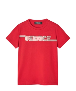 Loqo printli pambıq T-shirt