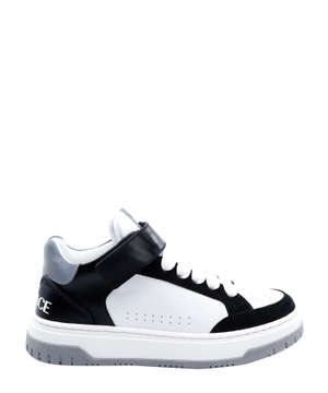 Logo leather sneakers