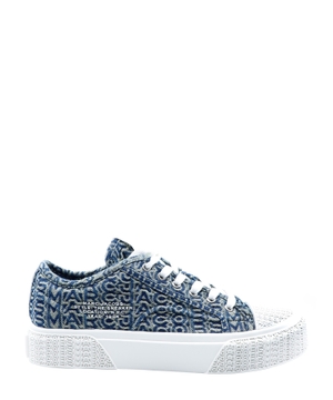 Denim monogram sneaker