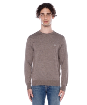 Long sleeve jumper with logo print