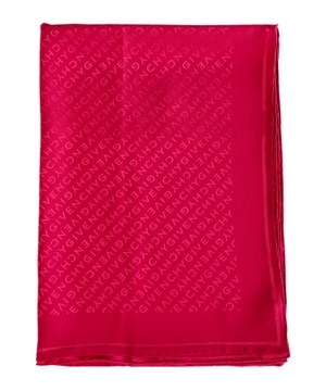 Silk scarf with logo