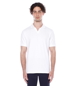 Short sleeve polo with classic collar