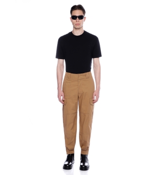 Straight-fit trousers with patch pockets