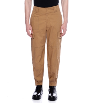 Straight-fit trousers with patch pockets