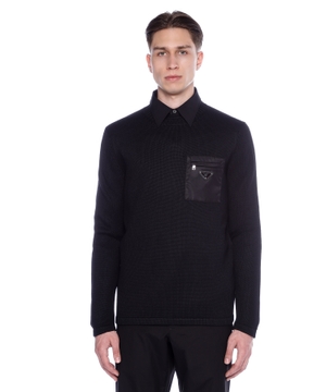 Long sleeve jumper with logo print