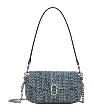 сумка The Monogram Sun-Faded Denim Clover Shoulder Bag
