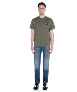 Round neck T-shirt with short sleeves