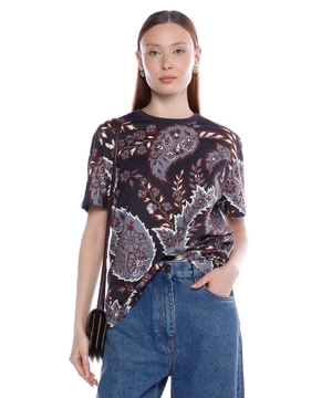 Printed cotton T-shirt