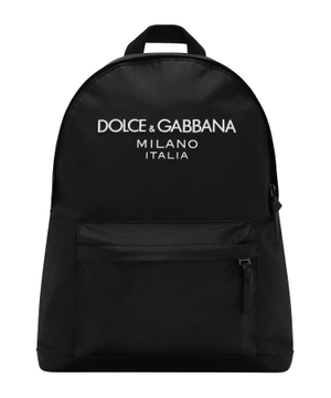 Logo printed backpack