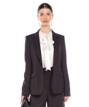 Blazer with button fastening