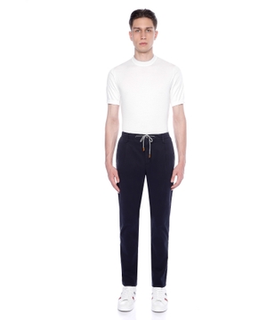 Trousers with elastic waist