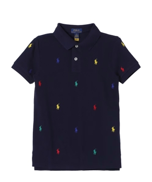 Short sleeve polo with classic collar