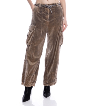 Belted cargo pants