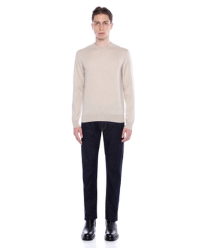 Round neck jumper with long sleeves