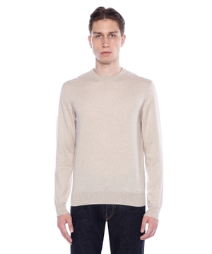 Round neck jumper with long sleeves