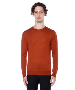 Round neck jumper with long sleeves