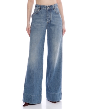 Palazzo denim pants