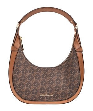 Monogram printed leather bag