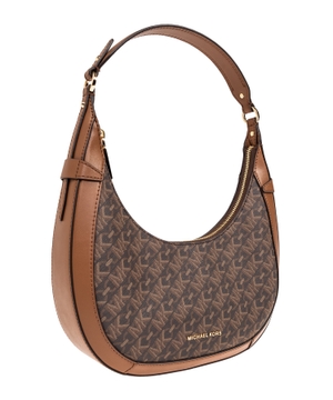 Monogram printed leather bag