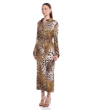 Leopard printli midi don