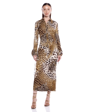 Leopard printli midi don