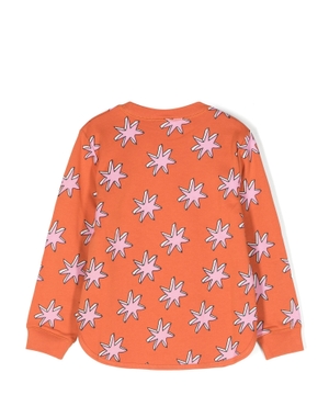 Printed cotton sweatshirt