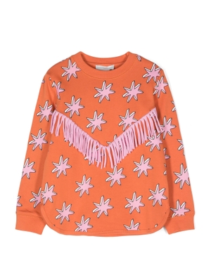 Printed cotton sweatshirt