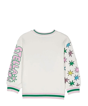 Printed cotton sweatshirt