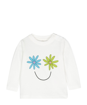 Printed long-sleeve T-shirt