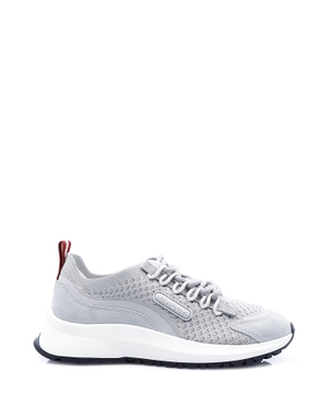 Panelled lace-up sneakers