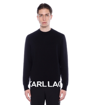 Round neck jumper with long sleeves