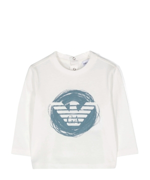 Logo applique detail long-sleeves t-shirt