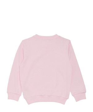 Round neck sweatshirt with long sleeves